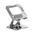thumbnail image 2 of pstuiky Rotating Tablet Stand 360° Adjustable & Foldable Aluminum Alloy Holder for Phones & Tablets Up to 12.9" Desktop & Travel Use Secure Anti-Slip Base Portable Work & Viewing Stand, 2 of 7