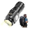 thumbnail image 1 of BKER Lampe de Poche Il Forte Portable USB Rechargeable Extérieur Maison Mini Lampe de Poche en Acier, 1 of 7