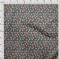 thumbnail image 4 of oneOone Silk Tabby Red Fabric Pear Dress Material Fabric Print Fabric By The Yard 42 Inch Wide, 4 of 4