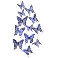 thumbnail image 4 of relayinert Decorative Butterflies Wall Stickers - Beautiful Addition To Home Multiple LK12 blue 5Set, 4 of 6