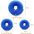 thumbnail image 3 of Collier Gonflable pour Chiens, Collier de Protection pour le Cou pour Chats et Chiens, Cône de Collier pour Animaux pour la Récupération après Blessures, Éruptions Cutanées, Chirurgie, Collier de Récupération pour Animaux Protecteur et Ajustable avec 3 Tailles, G, 3 of 7
