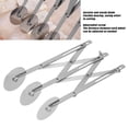 thumbnail image 4 of TIELUTT Wheel Cutter Expandable Pizza Cutter Stainless Steel Dough Japanese Kitchenware Bowls Tasty Kitchenware Set Kitchenware Set Stainless Cooking Utensils Cooking Utensils Set with Holder Stainle, 4 of 8