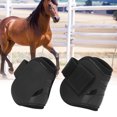 thumbnail image 4 of Bottes de Tendon de Cheval, Bottes de Protection de Haute Qualité pour Chevaux PU Réglables pour l'Équitation Amortisseur pour la Protection des Jambes Noir, 4 of 8