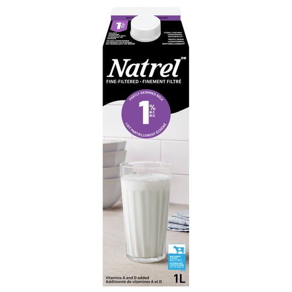Natrel Lait 1 % Finement Filtré