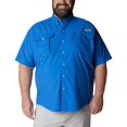thumbnail image 3 of PFG Bahama II Short Sleeve Shirt, 3X, Vivid Blue, 3 of 8