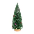 thumbnail image 2 of Desktop Miniature Pine Tree ,Small Christmas Tree,Mini Christmas Tree,Tabletop Small Pine Tree Decor ,Christmas Tree Toppers , Bottle Brush Fake Trees with Wooden Base for Tabletop Decorative, 2 of 9
