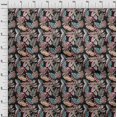 thumbnail image 4 of oneOone Rayon Black Fabric Tropical Leaf Sewing Craft Projects Fabric Prints By Yard 56 Inch Wide, 4 of 5