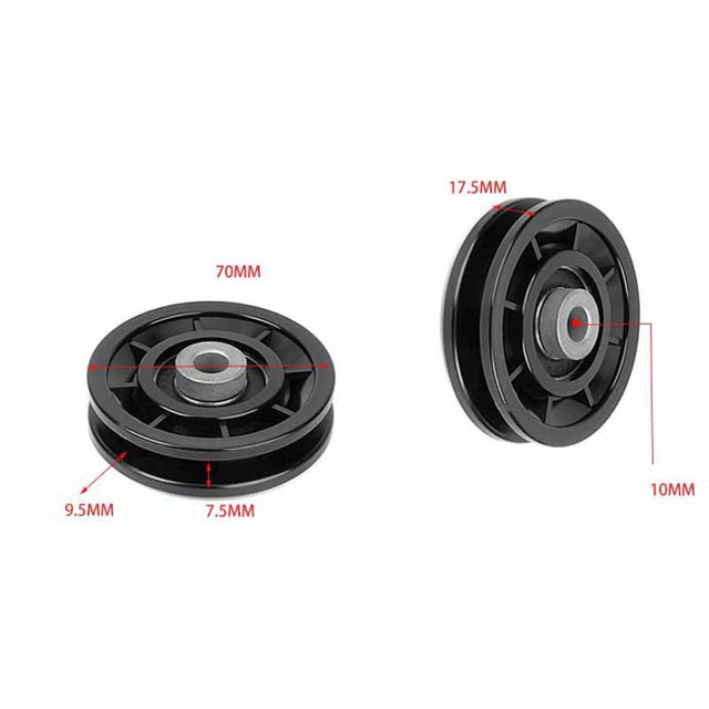 1PCS Pulley Silent Gym Pulley Machine Bearing Heavy Strength Training Attachment Accessories High Running Precision 50-100MM