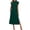 Green# dresses for women, variant on Oksale Maxi Dresses for Women Cozy Loose Sleeveless Sundresses Casual Crewneck Summer Dress Elegant Classic Solid Colour Dresses with Pockets White XL
