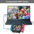 thumbnail image 2 of 15.6’’ Full HD 1080P USB C and Mini HDMI Computer Gaming Display Monitor with Built-in Speaker and Smart Cover | Support Type C Reverse Charging | Laptop PC Mac Phone PS3 PS4 Xbox One Xbox Switch, 2 of 9