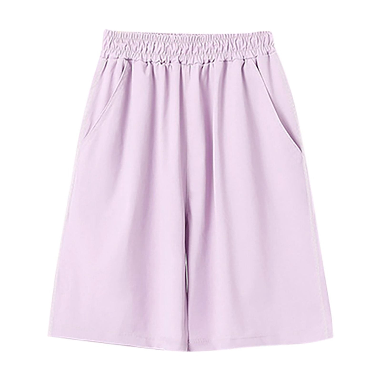Shorts for Girls, Solid Color Childrens Sports Shorts Summer Quick Drying Shorts Ice Silk Boy Pant