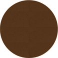 thumbnail image 1 of Ahgly Tapis Rond Lavable en Machine Intérieur Transitionnel Brun Selle, 3 Pieds Rond, 1 of 7