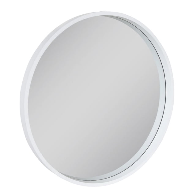 Mainstays 21" Diameter White Round Wall Mirror
