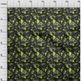 thumbnail image 3 of oneOone Cotton Silk Black Fabric Abstracts Sewing Material Print Fabric By The Yard 42 Inch Wide, 3 of 5
