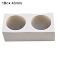 thumbnail image 1 of LEFU Coin Collection Storage Box Set - 12 Sizes Cardboard Holders Optional for Stamps & Coins, White Square Protective Cases, 50 Sheets per Box, Ideal for Collectors, 1 of 10