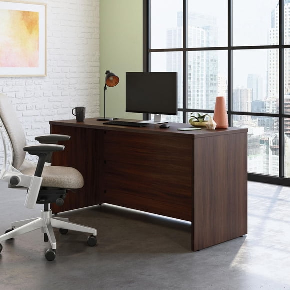 Sauder La Collection Affirm Bureau en Finition Noble Elm