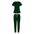 thumbnail image 2 of Nurse Work Clothing Nursing Uniform Scrubs Work Clothing Durable Green, 2 of 8