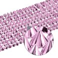 thumbnail image 4 of Unique Bargains 2 Yards Sew Stitch on Cone Spikes Studs, 12Rows Plastic Flat Back Spike Rivet Punk Trim Ribbon, Pink, 4 of 6