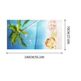 thumbnail image 3 of Meitianfacai Microfiber Beach Towel Super Lightweight Colorful Bath Towel Sandproof Beach Blanket Multi-Purpose Towel For Travel Swimming Pool 28x55 Inch, 3 of 5