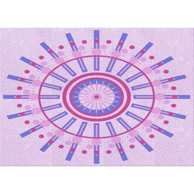 Ahgly Tapis Rectangulaire Lavable en Machine Intérieur Transitionnel Violet, 2 Pieds x 5 Pieds