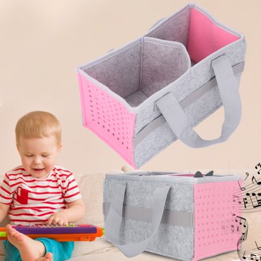 Étui de Transport pour Ensemble de Départ Tonies, Sac de Rangement de Voyage Pliable et Portable avec Poignée, Grand Espace, Étui Organisateur en Feutre pour Figurines Tonies, pour Accessoires de Toniebox pour Enfants