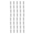 thumbnail image 3 of yingyy 20 Pieces Fastener Buckles Parachute Cord Buckle Wear-resistant Pull Rope Adjuster Outdoor Large Awning Wind Ropes Stopper Silver 2Set, 3 of 6