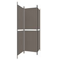 thumbnail image 3 of vidaXL 3-Panel Room Divider Anthracite 150x180 cm Fabric, 3 of 5