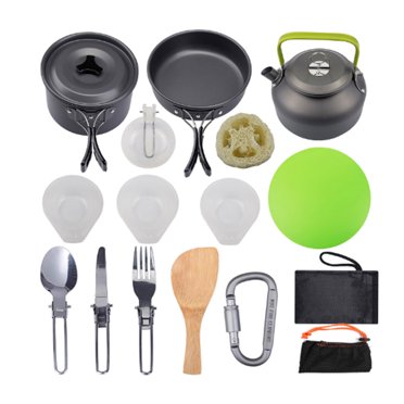 Portable Camping Cookware Set Nonstick Cooking Kit for Outdoor Camping Backpacking Hiking Picnic