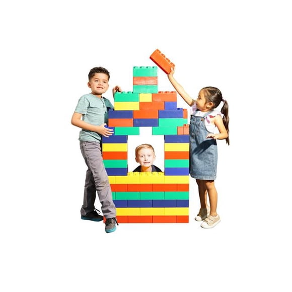 Kids Adventure 00282-2 Jumbo Blocks Mega Variety Pack for kids - 88 Piece