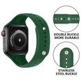 thumbnail image 4 of ALMNVO Silicone Sport Watch Strap for Apple Watch Bands 38mm 44mm 40mm 41mm 45mm 42mm for Women Man, Silicone Sport Replacement Wristband Bracelet for iWatch Bands Series 6 SE 7 5 4 3 2 1, 4 of 9