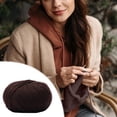 thumbnail image 1 of EGNMCR Wool Hand-woven Medium Coarse Scarf Hat Overcoat Wool Merinoss Wool Wool Cashmeres Yarn wools group, 1 of 5