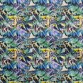 thumbnail image 1 of Tissu Polyester Pandexme Bleu Moyen Matériau de Couture Rétractable Imprimé Tissu par Yard 56 Pouces de Large, 1 of 4