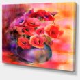 thumbnail image 2 of Bouquet de Coquelicots Mignons dans un Vase - Grande Impression sur Toile Florale, 2 of 4