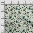 thumbnail image 2 of oneOone Tissu Velours Vert à Fleurs Tissu pour Robe Tissu Imprimé au Mètre 58 Pouces de Large, 2 of 5