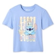 thumbnail image 2 of T-shirt à imprimé graphique Stitch Disney pour filles, 2 of 3