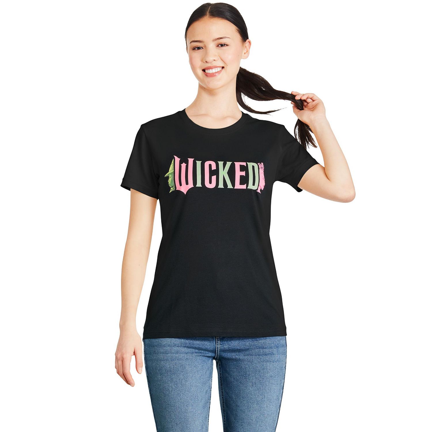 T-shirt avec imprimé graphique Wicked pour femmes
