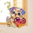 thumbnail image 3 of Nilvkv Valentine's Day Series Dog Acrylic Key Chain Car Rearview Mirror Accessories Backpack Pendant, 3 of 5