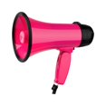 thumbnail image 1 of Bullhorn Megaph Adjustable Voice Bullhorn Speaker Professional Outdoor Voice Rose Red, 1 of 8