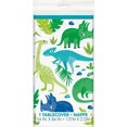 thumbnail image 3 of Blue & Green Dinosaur Plastic Table Cover, 54"x84", 3 of 3