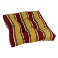 thumbnail image 1 of 19-inch Squared Spun Polyester Tufted Dining Chair Cushion - Haliwell Multi, 1 of 4