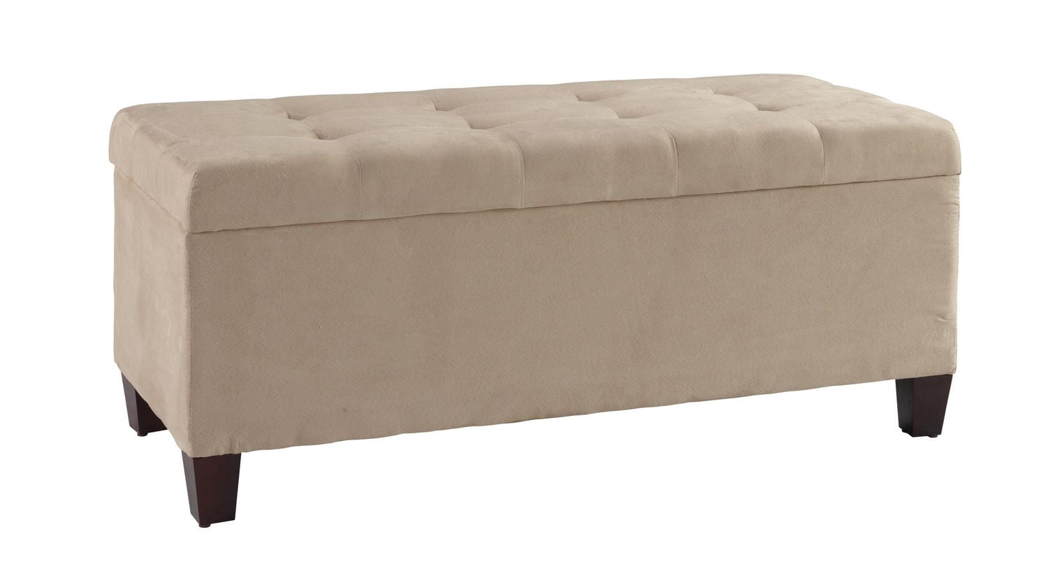 Charlotte Beige Shoe Storage Ottoman