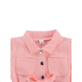 thumbnail image 3 of Faithtur Combinaison Pantalon Longue à Manches Courtes Unie pour Enfants avec Poches, 3 of 8