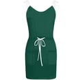 thumbnail image 4 of drppepioner Robe d'Été Femme Grande Taille Liquidation Femme Décontractée Mode d'Été Taille Poche Camis Sans Manches Robe à Col en V, 4 of 4