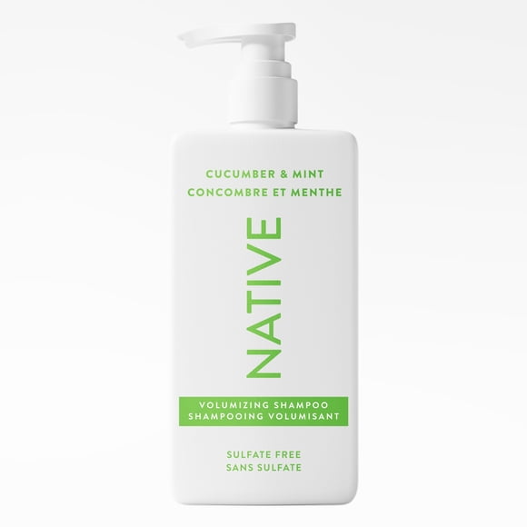 Native Volumizing Shampoo, Cucumber & Mint, Sulfate & Paraben Free, 487mL
