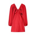 thumbnail image 4 of Gspmoly Robes d'Été pour Femmes 2025, Robe à Manches Longues pour Femmes à Col en V Longueur Genou, Robe Aguichant Rétro Ample, Robes de Cocktail Économies d'Été, 4 of 5