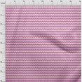 thumbnail image 3 of oneOone Coton Biologique Voile Tissu Imprimé Chevron Ikat 1 Yard 42 Inch Wide, 3 of 4