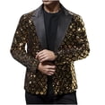 thumbnail image 2 of DecSea Men's Blazer Premium Stretch Classic Fit Sport Coat Suit Jacket, 2 of 7