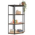 thumbnail image 2 of vidaXL 4-Layer Shelves 2 pcs Anthracite Steel&Engineered Wood, 2 of 5