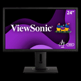 thumbnail image 1 of ViewSonic Graphic VG2440 24", 1920 x 1080, Black, VG2440, 1 of 15