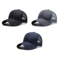 thumbnail image 1 of VONKY Adjustable Summer Thin Baseball Cap Breathable Comfortable Sporty Style Sun Protection Fashionable black 1Set, 1 of 6